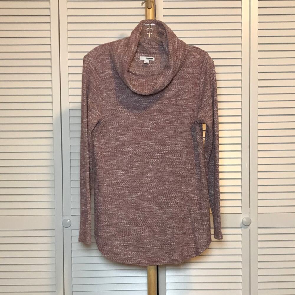 Sonoma Goods for Life Cowl Neck Long Sleeve Thin Sweater M